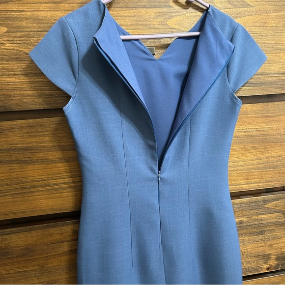 Blue Work Dress (Suit Material) - Picture 2 of 5
